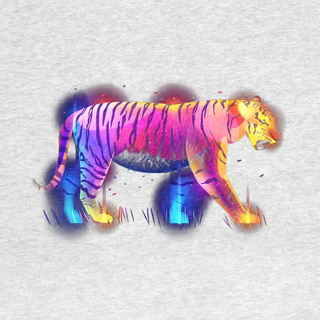 Colorful Tiger by GzClaudia